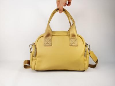 Sac à bandoulière femme jaune moutarde bowling destockage REFRESH 183389 pas cher