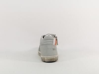 Basket montante garçon cuir souple et confortable à pas cher destockage BELLAMY sanou gris