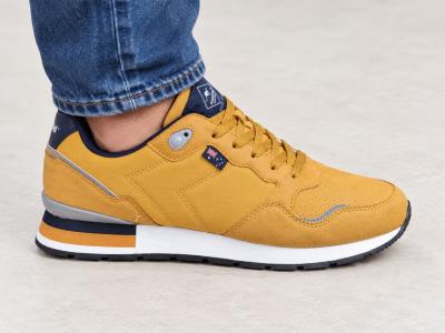 Basket homme pas cher moutarde tendance semelle confort ROADSIGN berdik