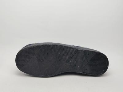 Charentaise homme chausson fourré en laine NOCTIS Bonsoir à pas cher marine à carreaux