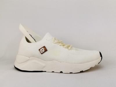 Basket toile blanche femme souple et à pas cher destockage STREETER bejy