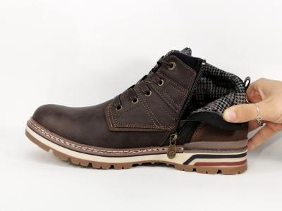 Boots montante marron confortable destockage DOCKERS 49WY001 homme