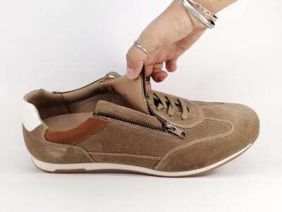 Chaussure grande taille homme cuir taupe confort destockage jOSEF SEIBEL colby 03