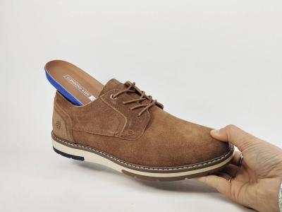 Chaussure homme derby cuir souple nubuck chic confort destockage LONDONS LIFE 162679 à pas cher