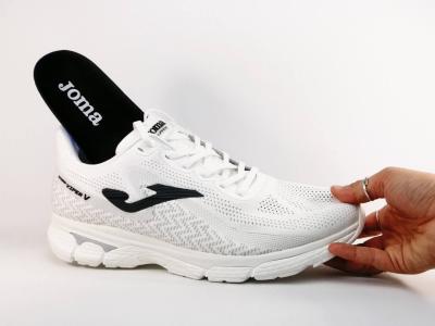 Chaussure running grande pointure homme confortable destockage JOMA viper 2432 blanc