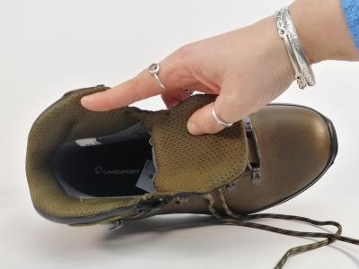 Chaussure randonnée homme à pas cher destockage GARSPORT nevegal confortable waterproof cuir