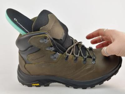 Chaussure randonnée homme à pas cher destockage GARSPORT nevegal confortable waterproof cuir