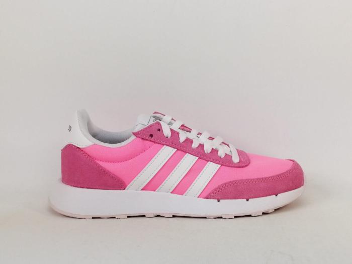 Basket femme ADIDAS run60 rose destockage à pas cher confortable et tendance