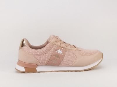 Basket tendance en toile rose KAPPA banda mohan pour femme