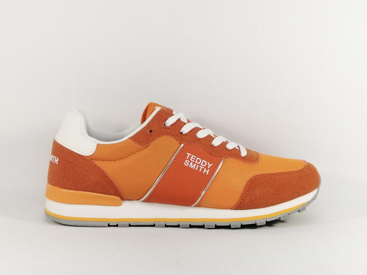Basket Tendance Orange Confort Pas Cher I Pointure Plus