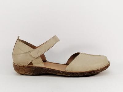 Chaussure grande taille femme fermée devant confortable en destockage JOSEF SEIBEL rosalie 42 beige