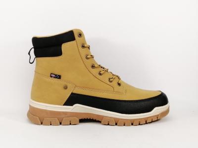 Chaussures montantes homme camel à lacets destockage ROADSIGN dolmen