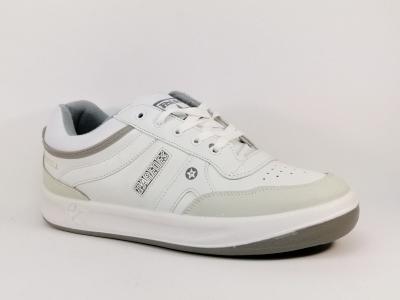 Basket blanche grande taille homme PAREDES DP100 confortable à lacets