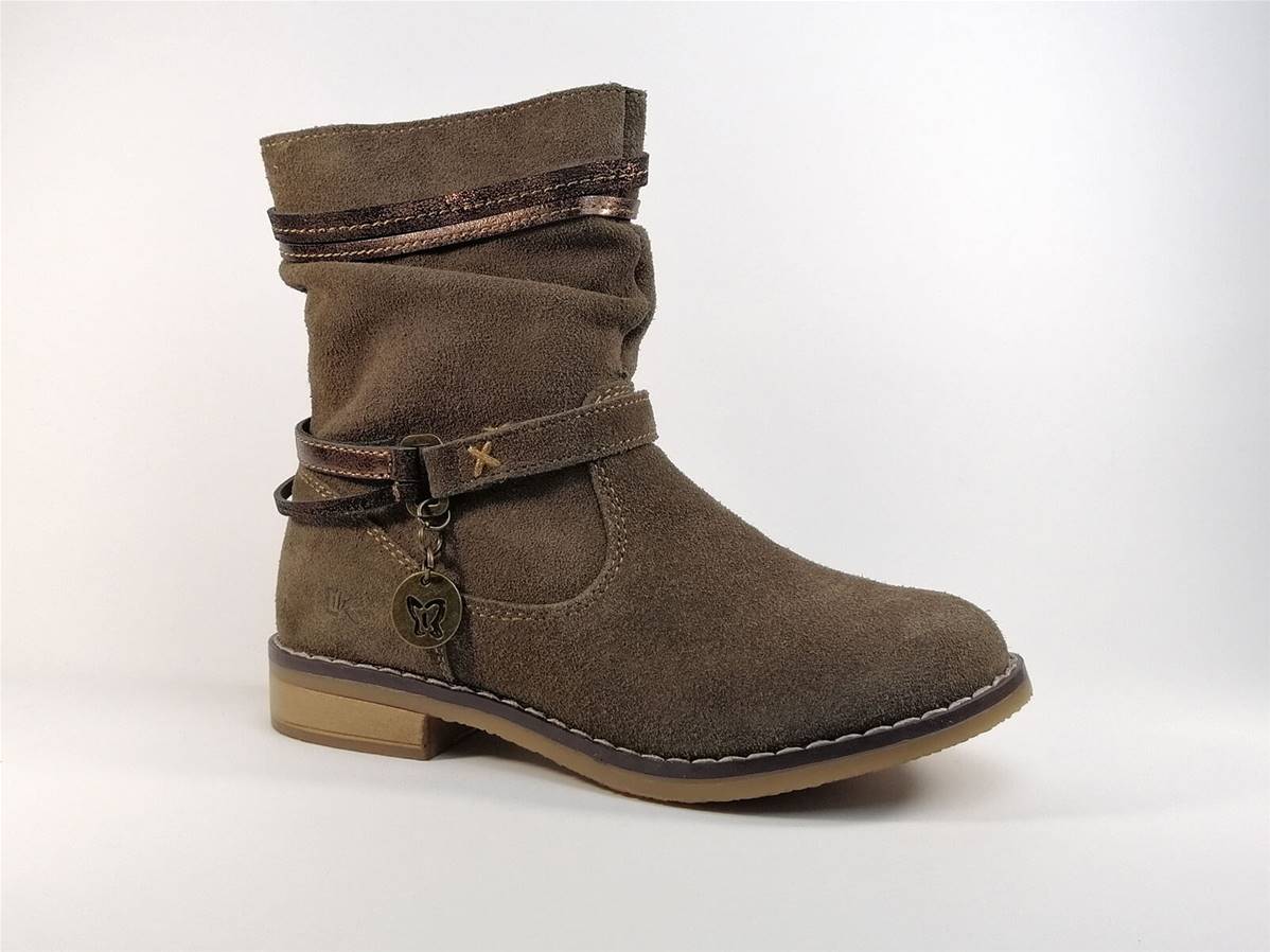 bottines filles cuir