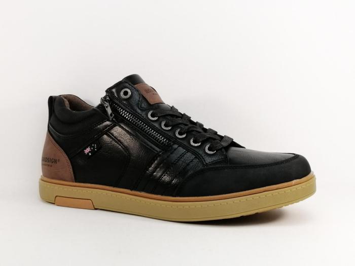 Chaussure montante homme tendance noir à pas cher ROADSIGN fontazio