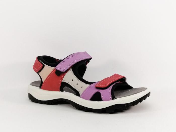 Sandale de marche femme confortable à velcro destockage IMAC ROHDE 559236