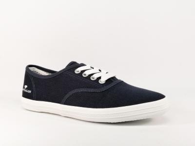 Basket femme en toile marine tendance TOM TAILOR 119240100