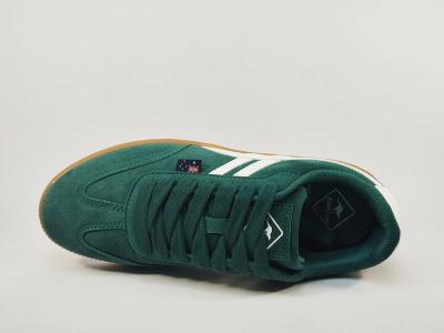 Basket homme en cuir vert tendance confortable ROADSIGN bormane souple