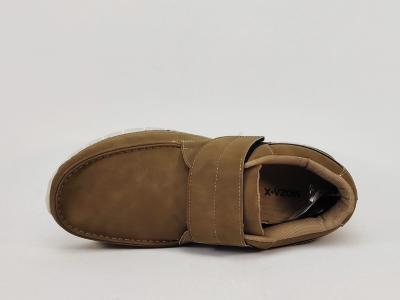 Basket à scratch homme pas cher camel taupe NORWAY moza B886480 pieds larges