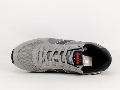 Tennis de ville homme cuir et toile destockage DIADORA k-run II gris