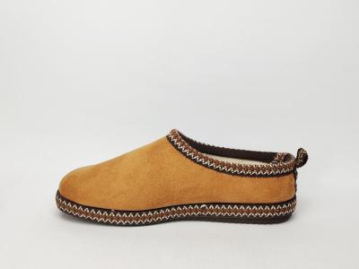 Chaussons chauds femme confortables semelle amovible camel tendance CHIC & RELAX raclabo