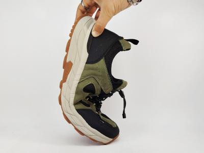 Basket homme grande taille confort destockage CAMEL ACTIVE 54CCA18 kaki noir