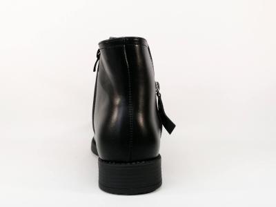 Bottine noire grande taille femme CINK ME dm851-2 à pas cher