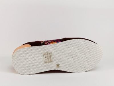 Basket cuir marron destockage TROPEZIENNES cocoon à pas cher pour femme