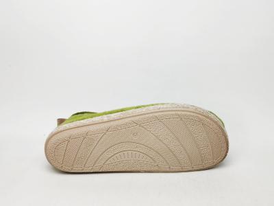 Chausson fourré laine femme chaud et confortable vert CHIC & RELAX retriva