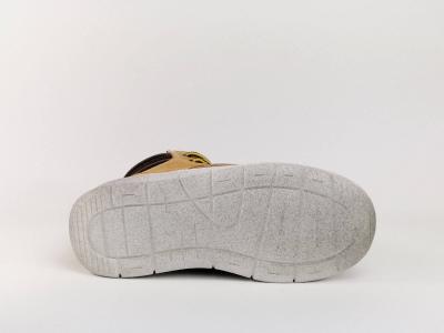 Chaussure montante fourrée camel garçons STAR