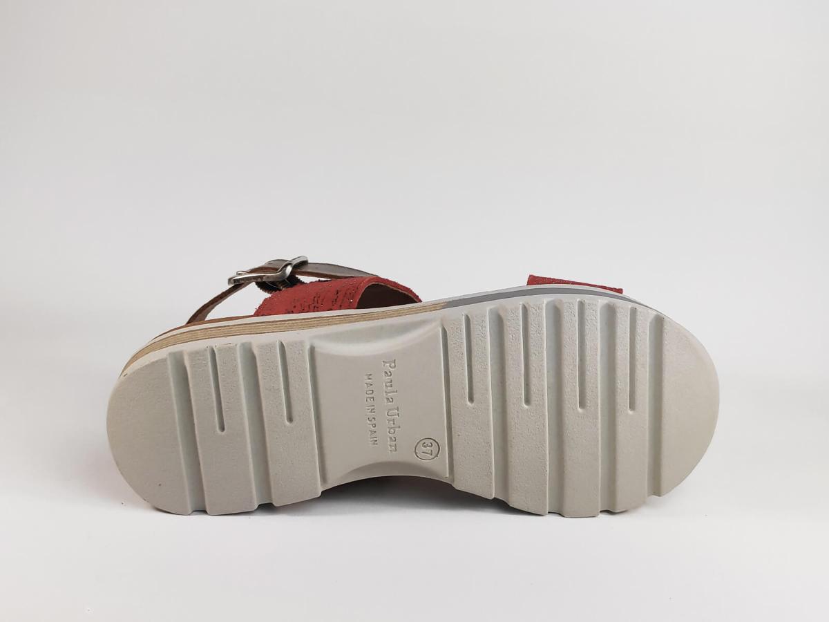 Nu pied Femme Cuir PAULA URBAN Confort I Pointure Plus