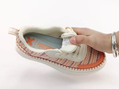 Baskets colorées femme originales destockage XTi 143591 corail confortable à pas cher