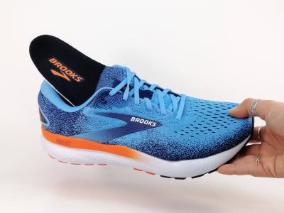 Chaussure running homme destockage BROOKS ghost 16 bleue confortable à pas cher