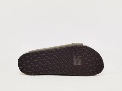 Claquette homme cuir kaki confortable tendance à pas cher TERRE DE MARINS bartino