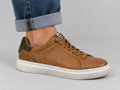Basket camel homme sans lacets confortable destockage REFRESH 173060 à pas cher