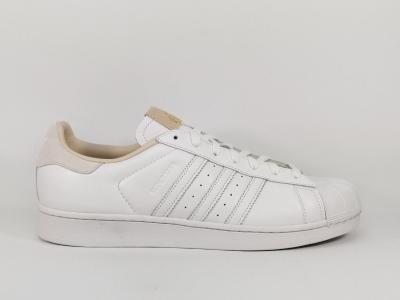 Basket ADIDAS superstar EF2102 destockage cuir blanc mixte et grande pointure homme