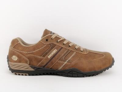 Basket de ville camel grande taille homme DOCKERS 44BN010 confortable