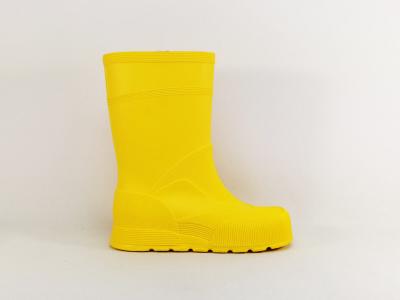 Botte de pluie bébé à pas cher jaune pour enfant destockage UMO bifur - Made in France