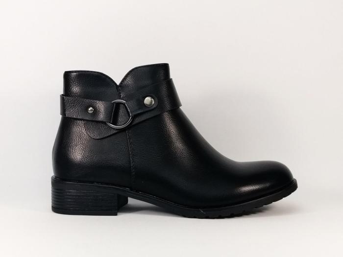 bottines noires pas cher