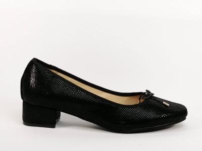 Chaussure à talon cuir noir CINK ME DM16695 grande pointure femme