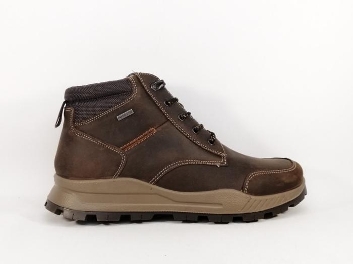 Chaussures montantes homme cuir marron goretex confortables destockage IMAC ARA 452215