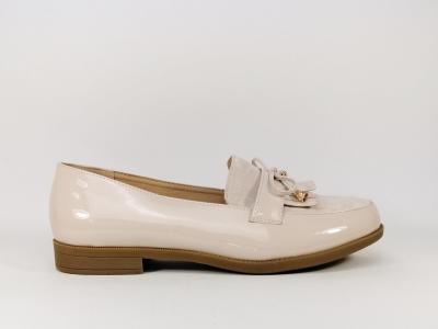 Mocassin beige grande pointure femme CINK ME DM633