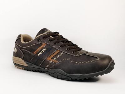 Basket marron grande pointure homme DOCKERS 44BN009 en destockage