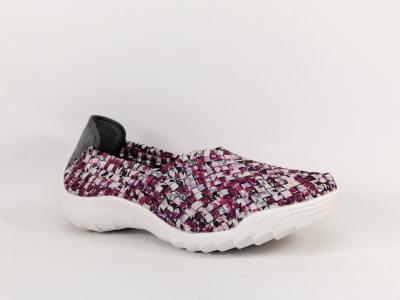 Chaussure lastique tress femme confort ballerine destockage ROCK SPRING inoko