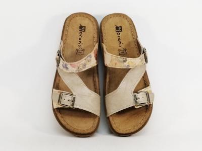Mule femme confort chic semelle cuir MORAN'S afnor à pas cher
