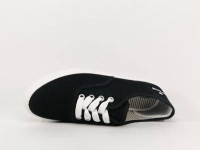 Basket en toile noire été TOM TAILOR 329240100 pour femme