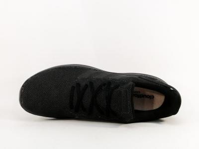 Basket homme ADIDAS lite racer en destockage à pas cher noir en grande taille