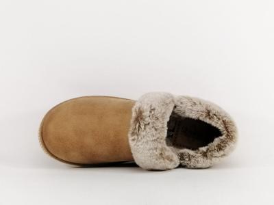 Chausson SKECHERS femme confortable semelle à mémoire de forme destockage Cozy campfire à pas cher