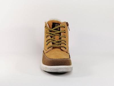 Chaussure montante fourrée camel garçons STAR