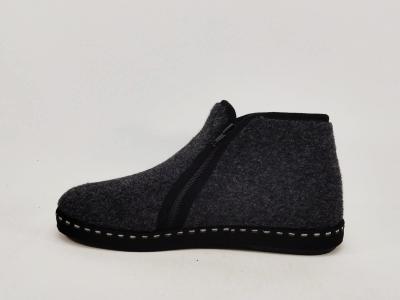 Chausson montant homme fourré en laine confortable double zip CHIC & RELAX belvis